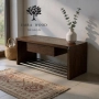 Regał Szafka Na Buty Drewno Lite RDD-37 Dąb  Kolor Wenge Rozmiary od 60 cm do 120 cm